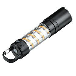 a black and white flashlight