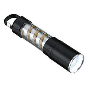 Additional Image 2 - a black and silver flashlight