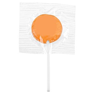 Additional Image 1 - a green lollipop in a plastic wrap