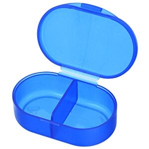 Additional Image 2 - a blue plastic container with a lid