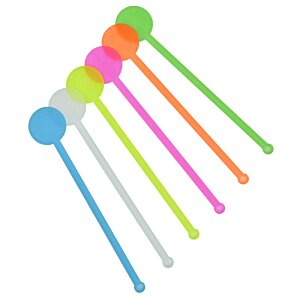 a group of colorful straws