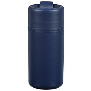 Additional Image 2 - a blue cylindrical object with a cap