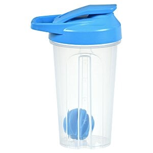 Additional Image 1 - a clear plastic container with a blue lid