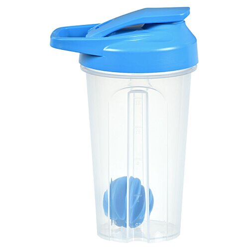 Additional Image 1 - a clear plastic container with a blue lid