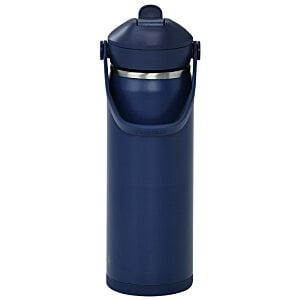 Additional Image 4 - a blue water bottle with a lid