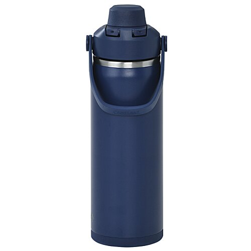 Additional Image 5 - a blue plastic bottle with a silver cap