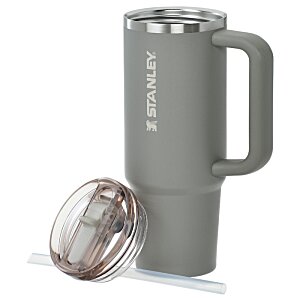 Additional Image 2 - a grey coffee mug with a lid