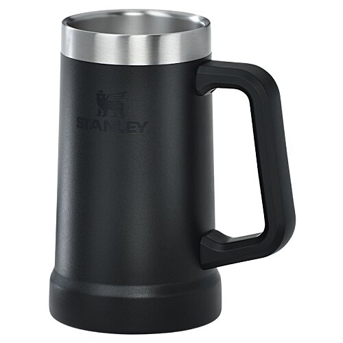 Additional Image 1 - a black and silver coffee mug