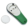 Additional Image 3 - a green and white object with a round white button