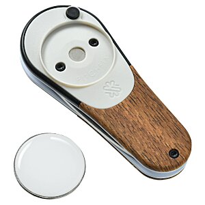 Additional Image 3 - a white and brown object with a white circle