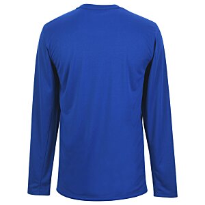 Additional Image 1 - a blue long sleeved shirt