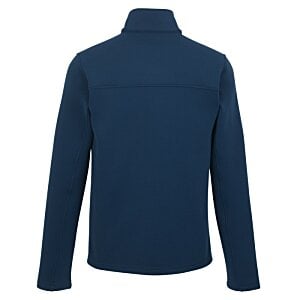 Additional Image 1 - a back view of a blue jacket