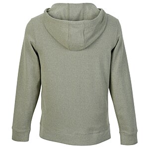 Additional Image 1 - a grey hooded sweatshirt with a white background
