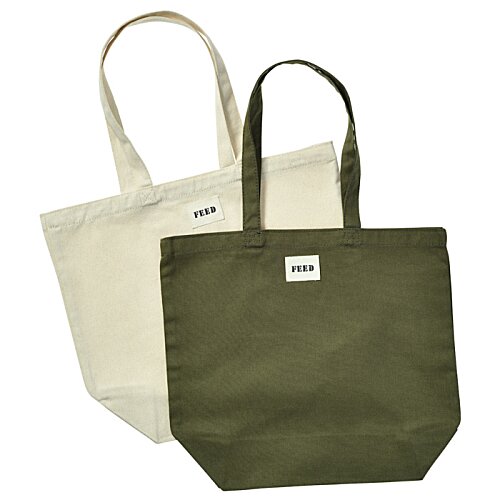 Additional Image 3 - a green and white bag