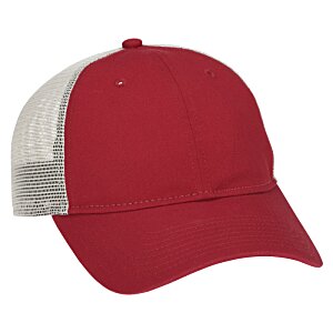 Additional Image 1 - a red and white hat