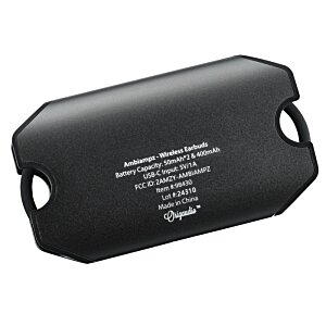 Additional Image 3 - a black keychain with a logo