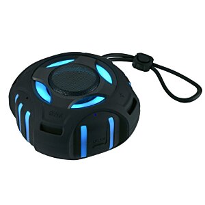 Additional Image 8 - a black round object with blue lights