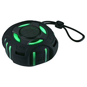 Additional Image 9 - a black round object with green lights