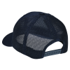 Additional Image 1 - a black hat with a mesh back