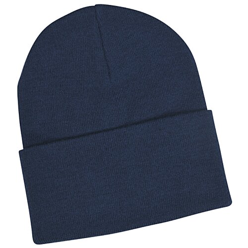 Additional Image 1 - a blue beanie on a white background