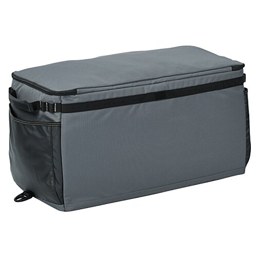 Additional Image 1 - a black cooler bag with a black lid