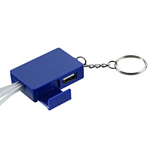Additional Image 5 - a blue key chain with a usb port