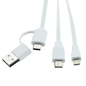 Additional Image 3 - a close up of a white usb cable