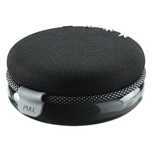 Additional Image 5 - a round black object with a silver band