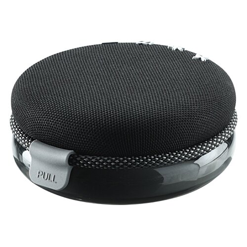 Additional Image 5 - a round black object with a silver band