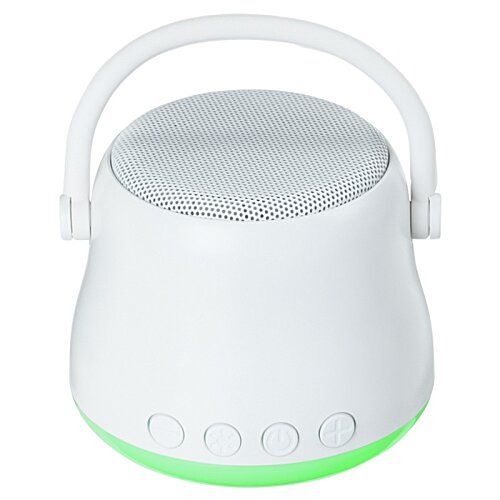 Additional Image 4 - a white and green speaker