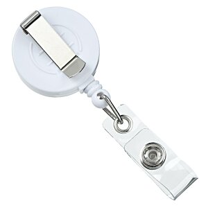 Additional Image 1 - a white badge with a silver clasp