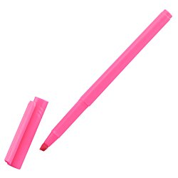 a pink pencil with a red tip