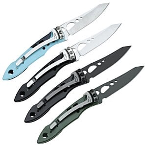 Additional Image 5 - a group of knives with plastic handles