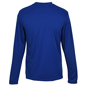 Additional Image 1 - a blue long sleeved shirt