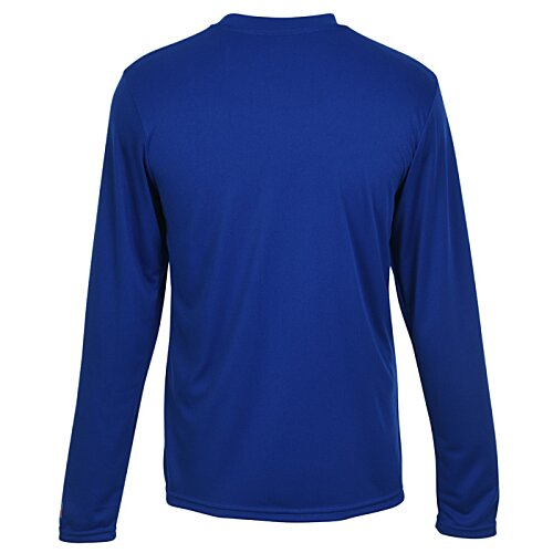 Additional Image 1 - a blue long sleeved shirt