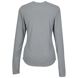 Additional Image 1 - a grey long sleeved shirt