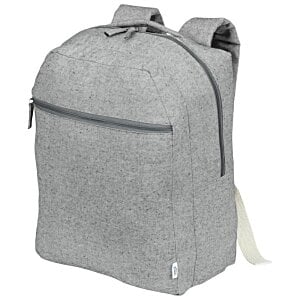 Additional Image 1 - a grey backpack with a zipper