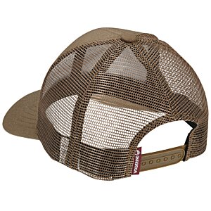 Additional Image 1 - a brown hat with mesh back