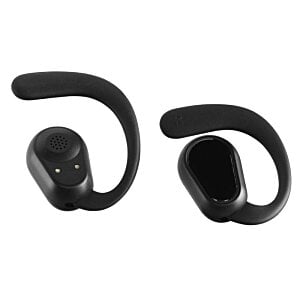 Additional Image 3 - a pair of black headphones