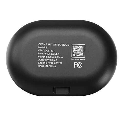 Additional Image 4 - a black oval object with white text