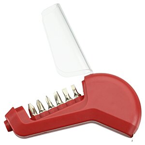 Additional Image 1 - a red knife with a plastic handle