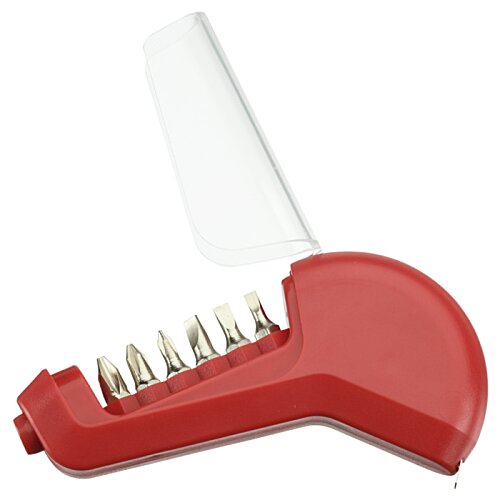 Additional Image 1 - a red knife with a plastic handle