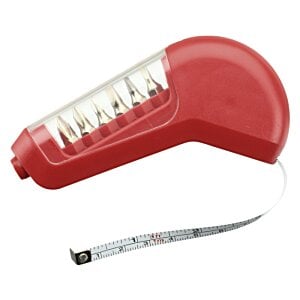 Additional Image 4 - a red tape measure with a white tape