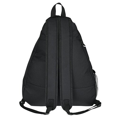 Additional Image 1 - a black backpack with straps