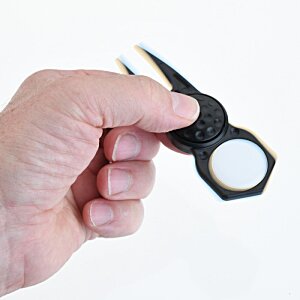 Additional Image 4 - a hand holding a black and white object