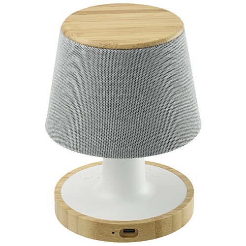 Additional Image 1 - a small lamp with a wooden base