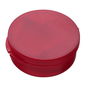 Additional Image 1 - a red round container with a red lid