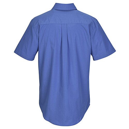 Additional Image 1 - a blue shirt with a short sleeve