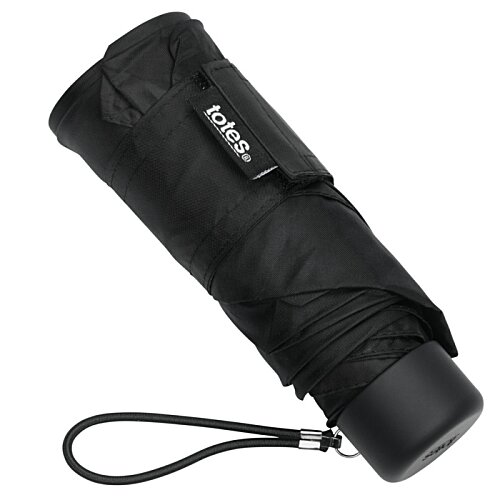 Additional Image 4 - a black umbrella with a strap
