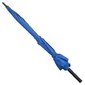Additional Image 3 - a blue umbrella with a black handle